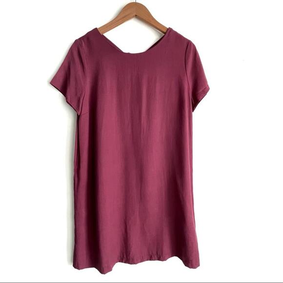 🆕Rokoko Skye Shift Dress wine color size large NWT - Picture 1 of 7